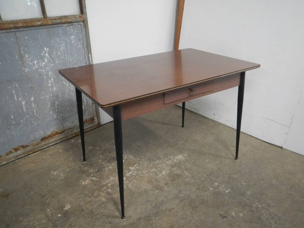 Tavolo Pieghevole Noce 60x87cm - 3 Altezze Per Casa E Giardino